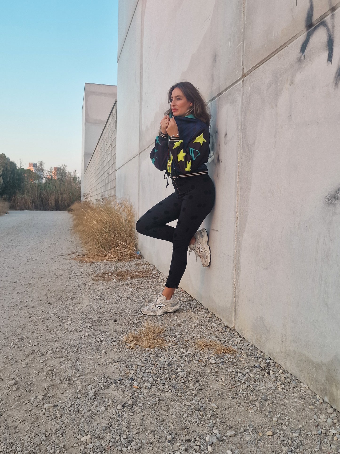 Chaqueta Cortavientos FAST ESTRELLAS CORTA