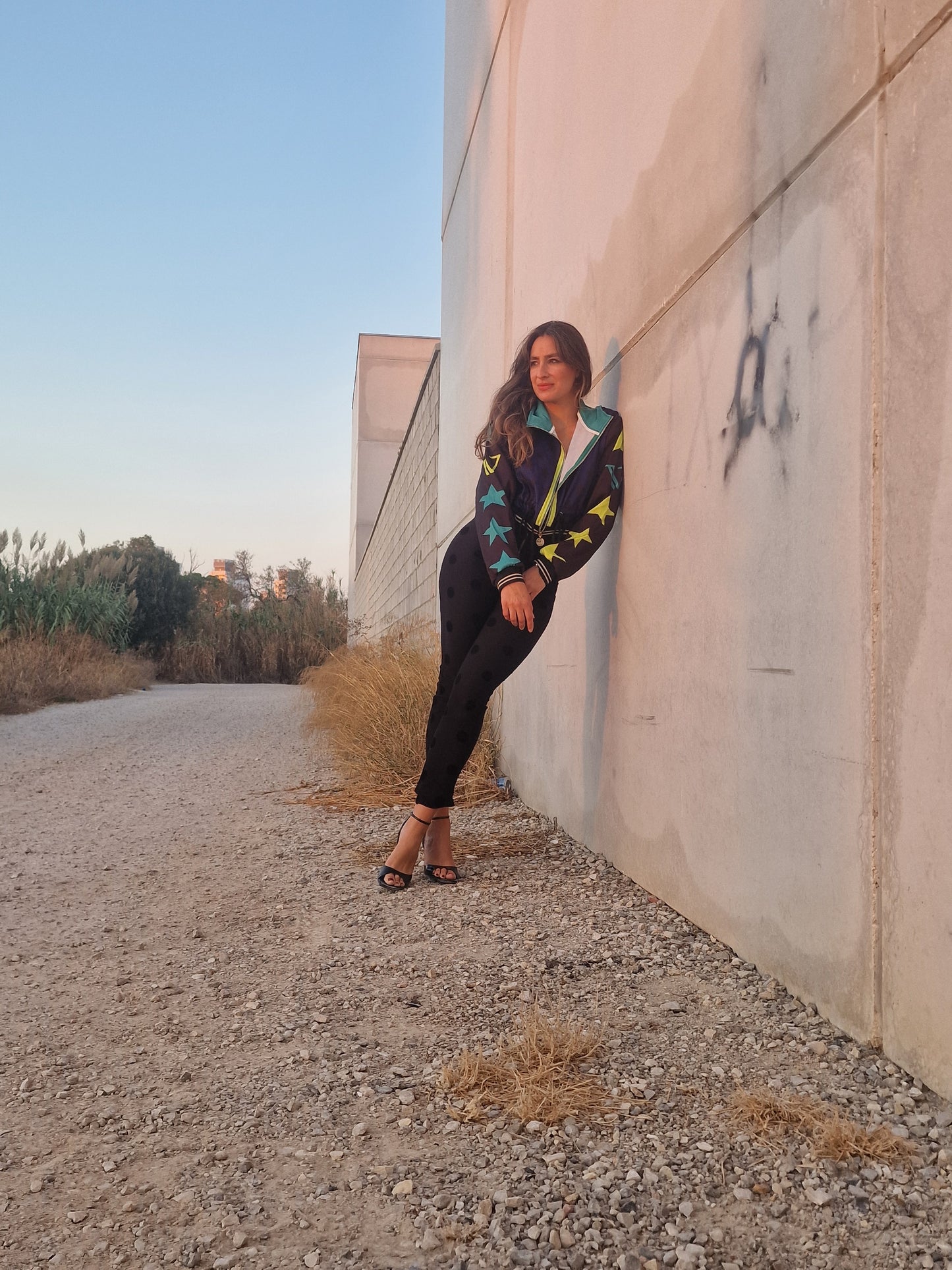 Chaqueta Cortavientos FAST ESTRELLAS CORTA