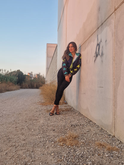 Chaqueta Cortavientos FAST ESTRELLAS CORTA